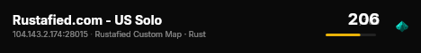 Rustafied.com - US Solo live status badge