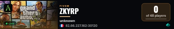ZKYRP live status badge