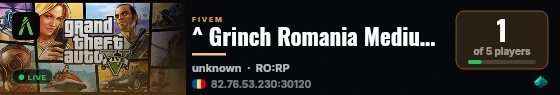 ^ Grinch Romania Medium > Hard > Mafii Free ^0 live status badge