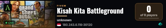 [FiveM Basic Server] Kisah Kita Rp live status badge