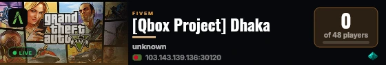 [Qbox Project] Dhaka live status badge