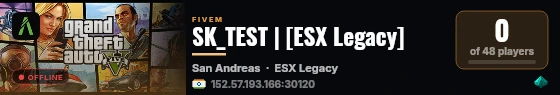SK_TEST | [ESX Legacy] live status badge