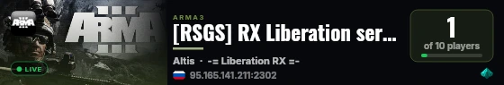[RSGS] RX Liberation servers live status badge
