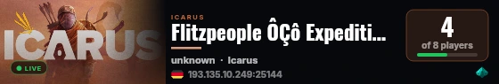 Flitzpeople ÔÇô Expedition Survival live status badge
