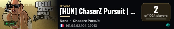 [HUN] ChaserZ Pursuit | DEV live status badge