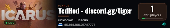 YedHod - discord.gg/tiger live status badge