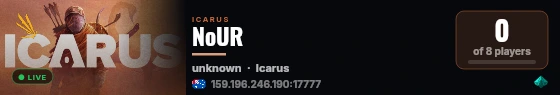 NoUR live status badge