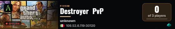 Destroyer  PvP live status badge