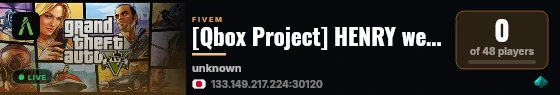 [Qbox Project] HENRY weapon live status badge