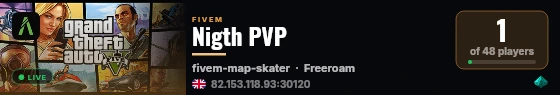 Nigth PVP live status badge