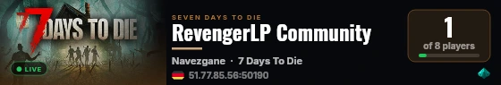RevengerLP Community live status badge