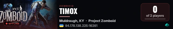 TIMOX live status badge