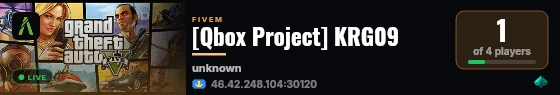 [Qbox Project] KRG09 live status badge