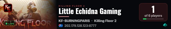 Little Echidna Gaming live status badge