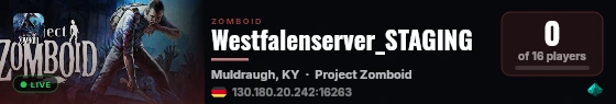 Westfalenserver_STAGING live status badge