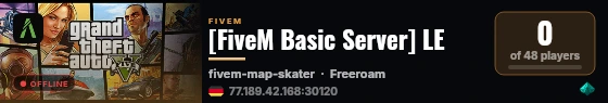 [FiveM Basic Server] LE live status badge