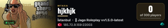 hjkhjk live status badge