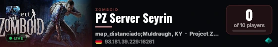 PZ Server Seyrin live status badge