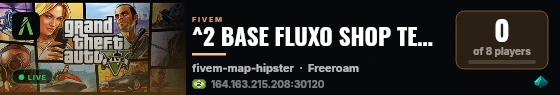 ^2 BASE FLUXO SHOP TEMA PROPRIO 😈 ^7 | ✔️ BASE OTIMIZADA E INOVADORA ✔️ | 🌀 https://discord.gg/wzPgpUjCuk live status badge