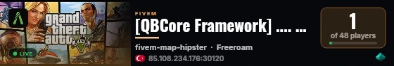 [QBCore Framework] .... gun live status badge