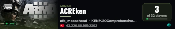 ACREken live status badge
