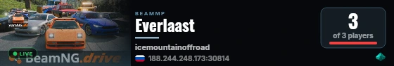 Everlaast live status badge