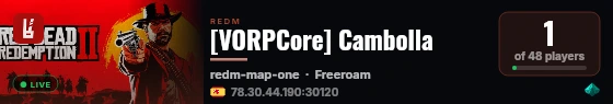 [VORPCore] Cambolla live status badge