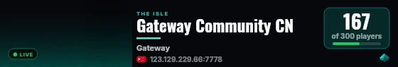 Gateway Community CN live status badge
