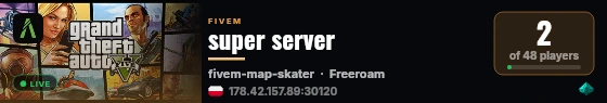 super server live status badge