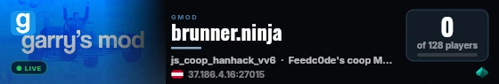 brunner.ninja live status badge