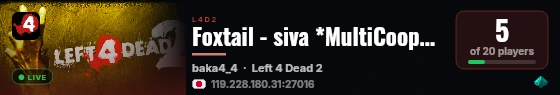 Foxtail - siva *MultiCoop+* [Adv] live status badge