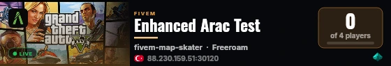 Enhanced Arac Test live status badge