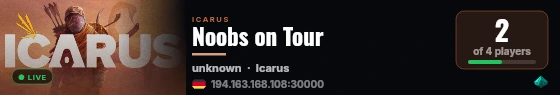 Noobs on Tour live status badge