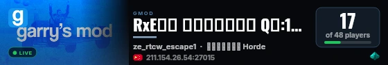 RxE社区 尸潮求生阴间服 Q群:1075997885 live status badge