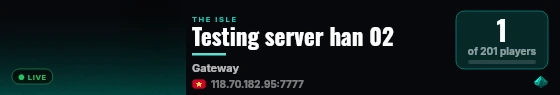Testing server han 02 live status badge