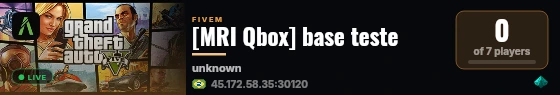 [MRI Qbox] base teste live status badge