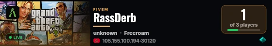 RassDerb live status badge