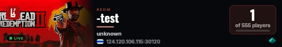 -test live status badge
