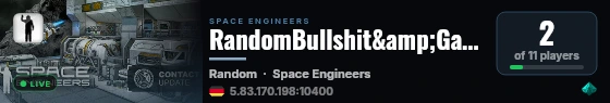 RandomBullshit&amp;Gaming live status badge