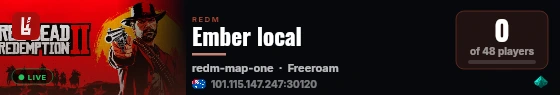 Ember local live status badge