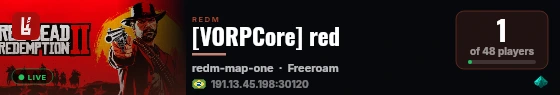 [VORPCore] red live status badge