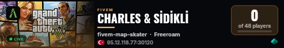 CHARLES & SİDİKLİ live status badge