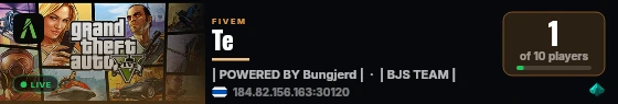 Te live status badge