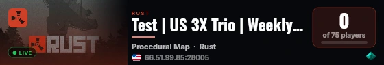Test | US 3X Trio | Weekly | Active Admins live status badge