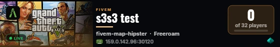 s3s3 test live status badge