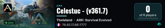 Celestuc - (v361.7) live status badge