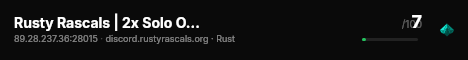 Rusty Rascals | 2x Solo Only | Monthly | No BP Wipe live status badge