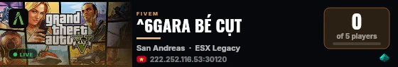^6GARA BÉ CỤT live status badge