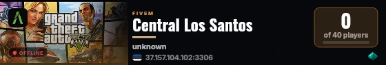 Central Los Santos live status badge