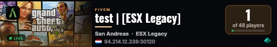 test | [ESX Legacy] live status badge
